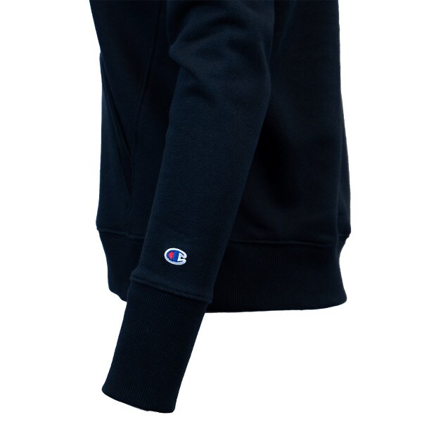 womens champion sweatshirt navy crop